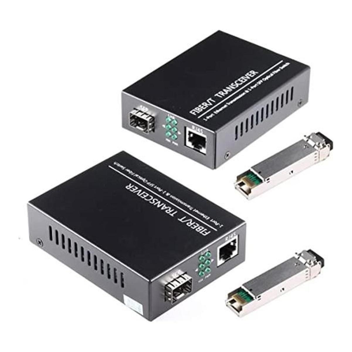Un par de 1.25Gs Bidi Gigabit monomodo Fibra Ethernet