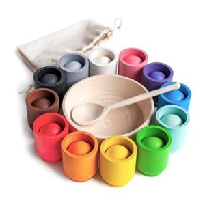 Ulanik Pelotas en tazas Montessori Juego de clasificador_1