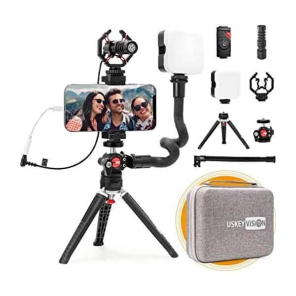 USKEYVISION Kit de video para smartphone kit de luz de_1