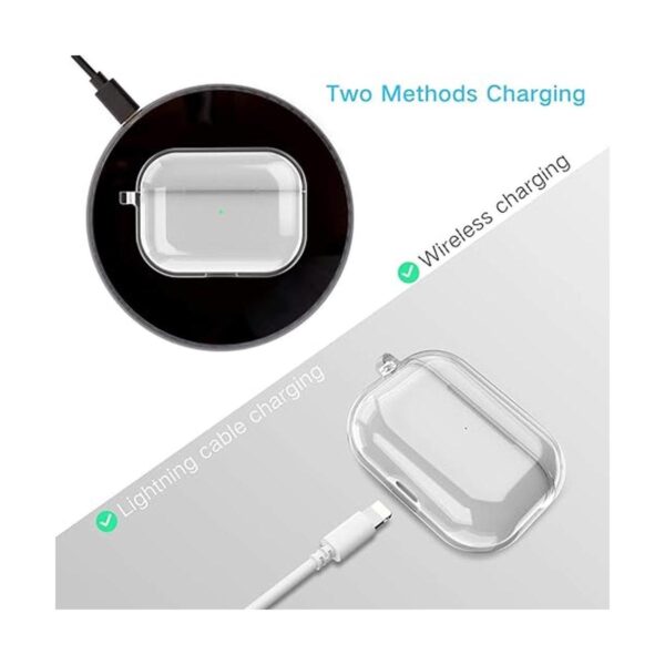 USTIYA Funda protectora transparente para AirPods Pro