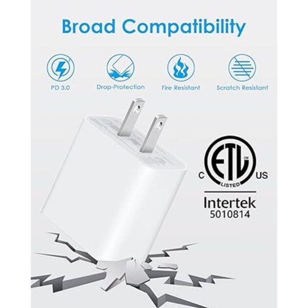USB C Charger MFi Certified 2PACK 20W PD iPhone Fast_2