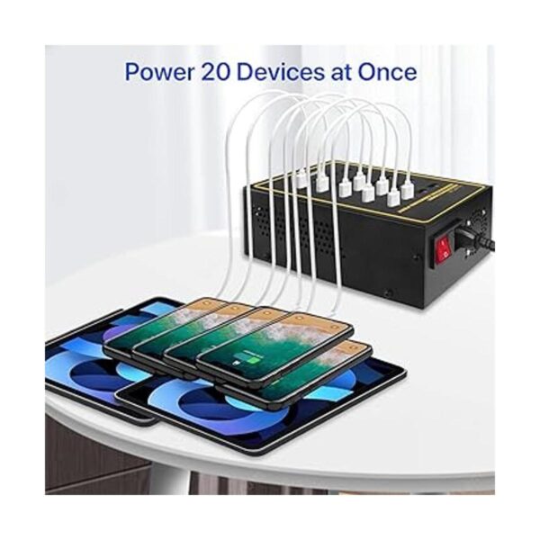 USB Charging StationCinlinso 20 Port 200W40A Multiple_2