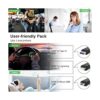 USB C a Multi 4 en 1 cable de carga largo USB con conector_3