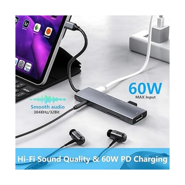 USB C HUB para iPad Pro 9 en 1 adaptador iPad Pro 2021_6
