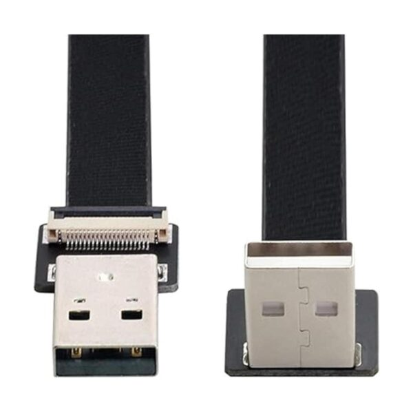 USB 2.0 tipo A macho a USB 2.0 tipo A macho datos plana_3