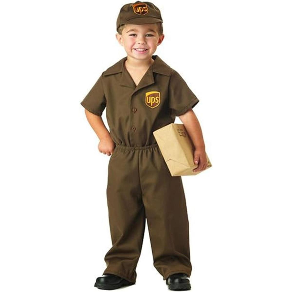 UPS chavo Boys Costume mediano 3 4 color café