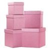 UNIQOOO Juego de 5 cajas de regalo de Navidad con_1