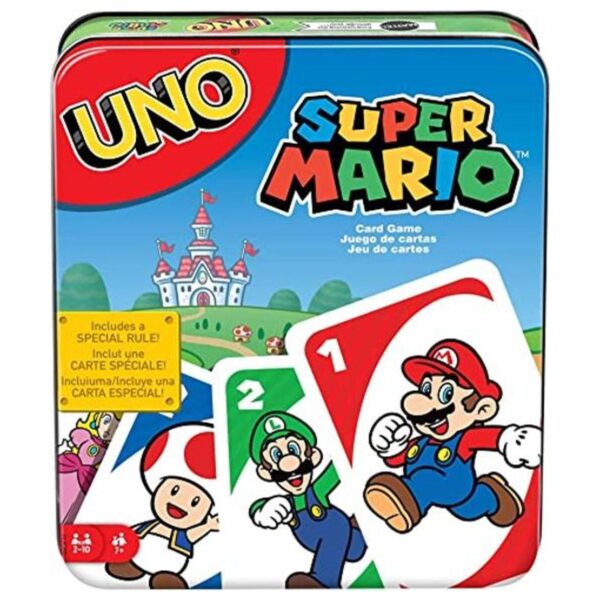 UNO Juego de cartas Super Mario en lata de_1