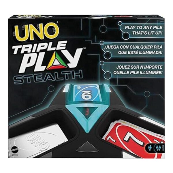 UNO Juego de cartas familiar de triple juego con unidad_6