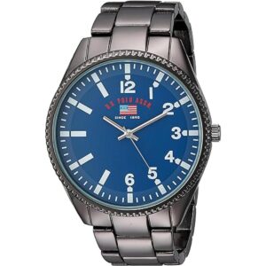 U.S. Polo Assn. Reloj analógico de cuarzo para hombre con_1