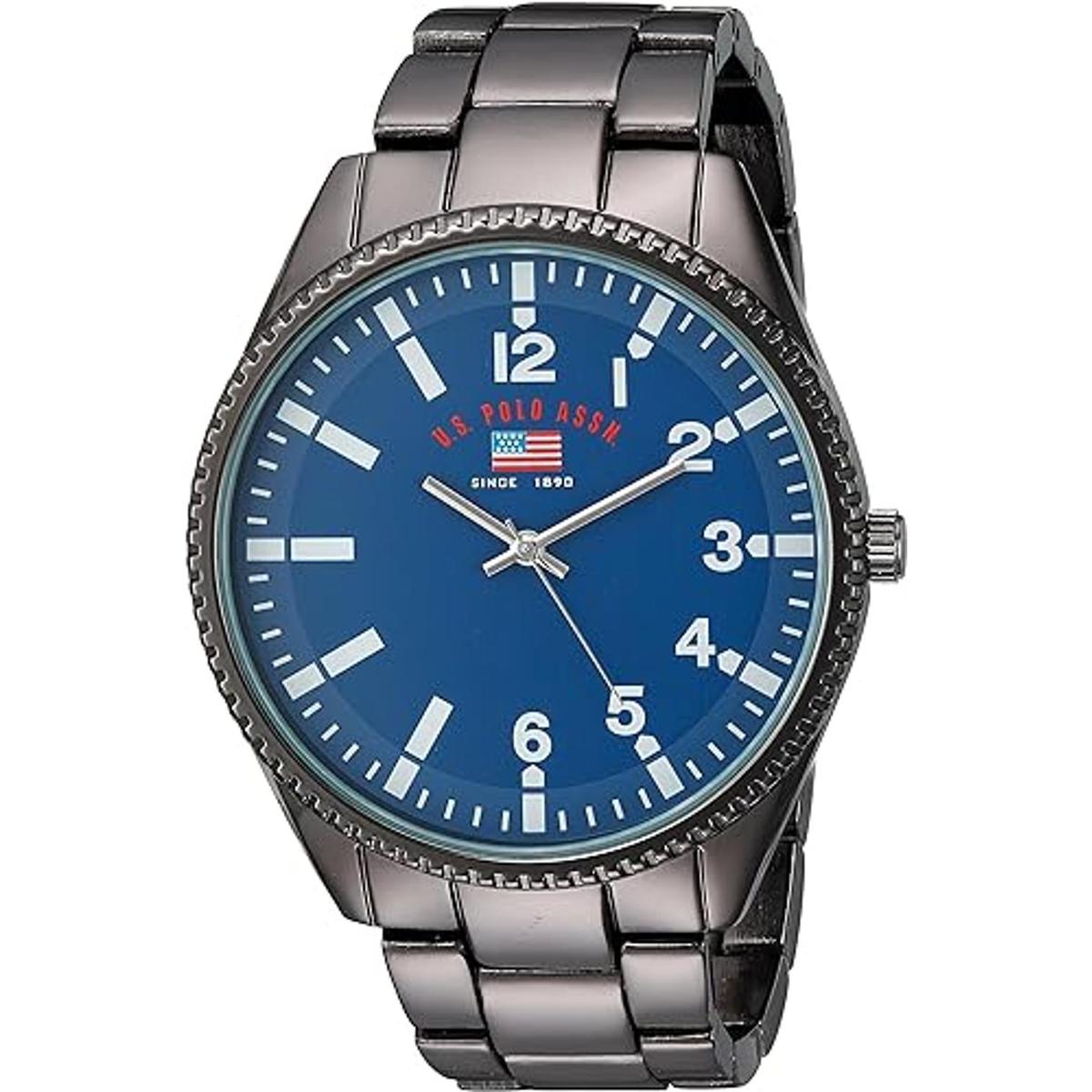 U.S. Polo Assn. Reloj analógico de cuarzo para hombre con
