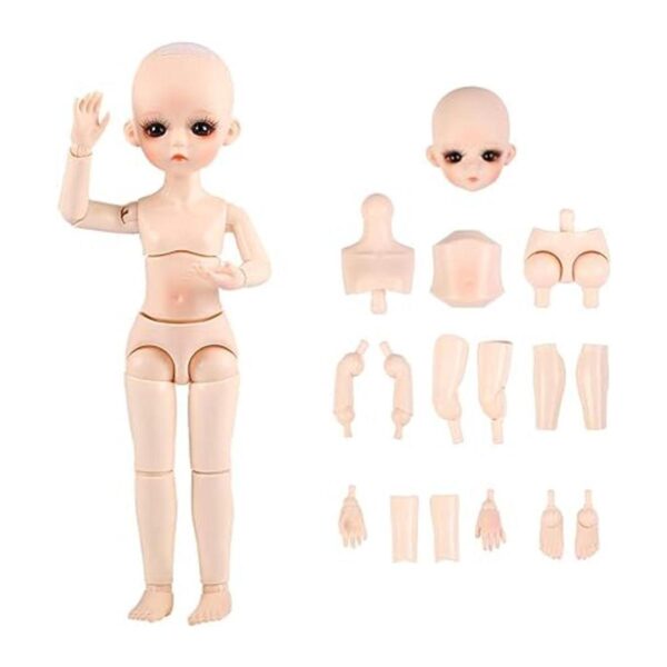UCanaan Muñeca BJD personalizada de 16 de 12 pulgadas con_5