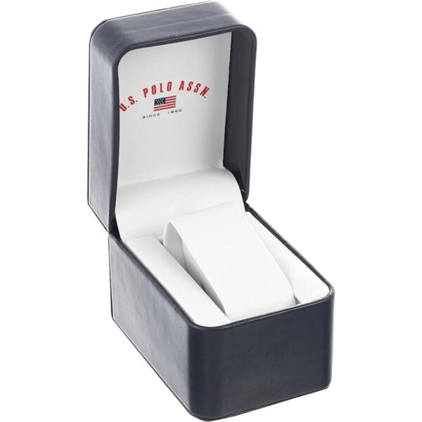 U.S. Polo Assn. US8815 Reloj analógico de cuarzo plateado_3