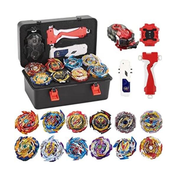 Twueivw Set de lanzadores de trompos Bey Battle Burst_1
