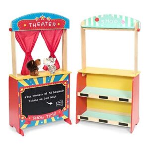 Títeres de madera para teatro de marionetas de 2 manos_1