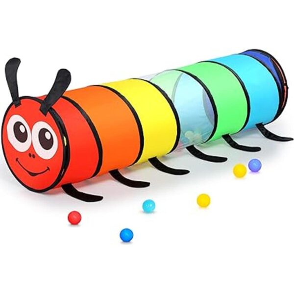 Túnel de juego para niños pequeños colorida tienda de_2