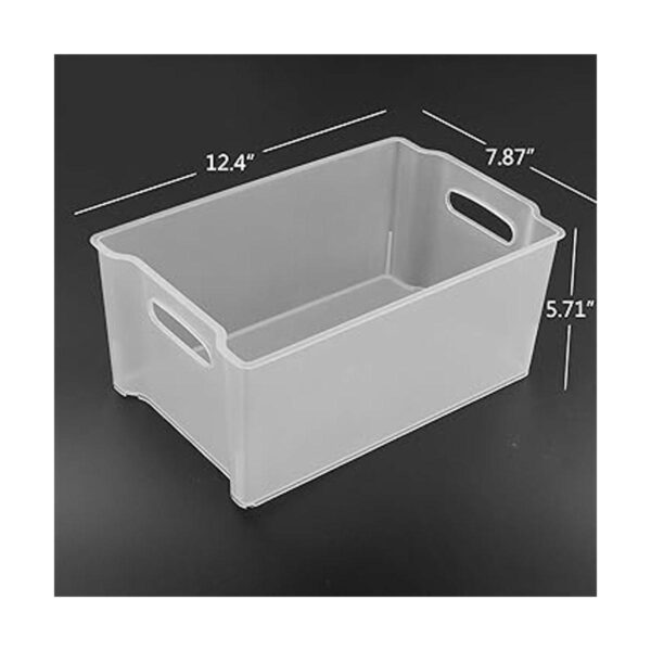 Tyminin Cesta de almacenamiento apilable de plástico para