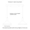 Two Pendant Light Linear Canopy Accessory Light Kit 1334_4