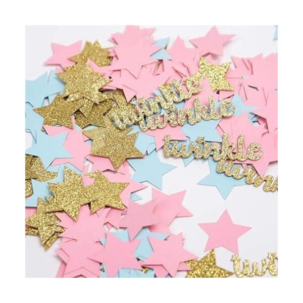 Twinkle Star Confeti de papel con purpurina para baby_2