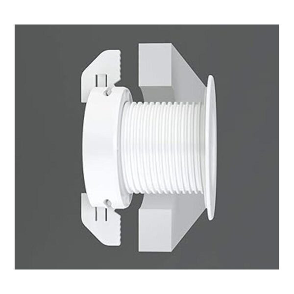 Twist Lock Grommet Blanco Cable alambre gestión de_3