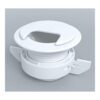 Twist Lock Grommet Blanco Cable alambre gestión de_1