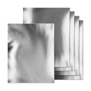 Papel de cartulina plateada cartulina reflectante