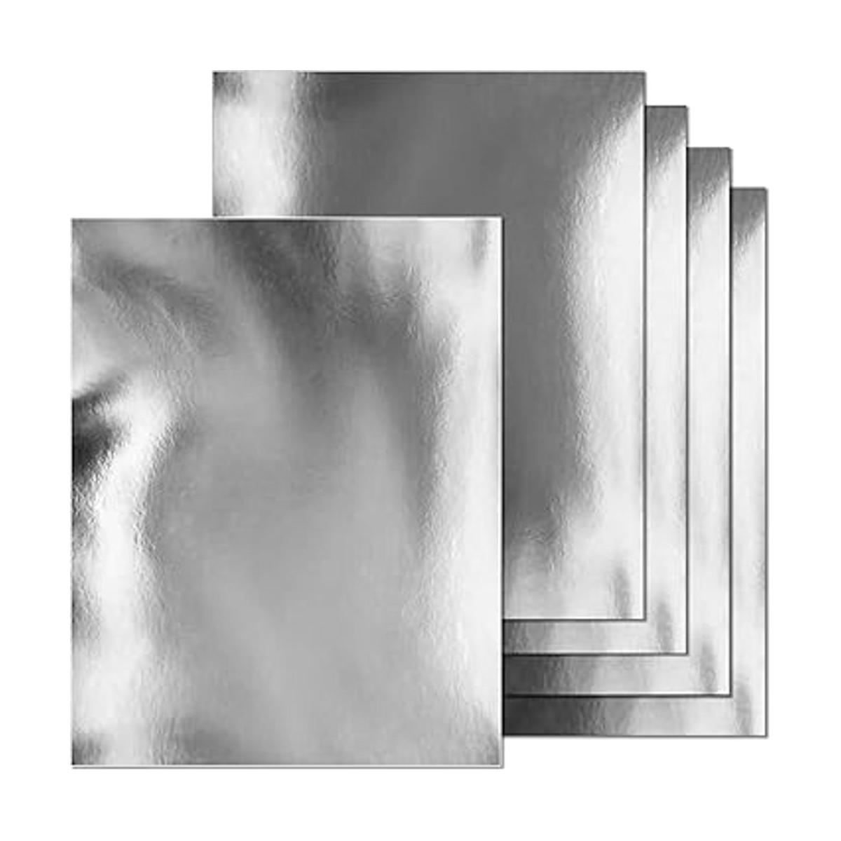 Papel de cartulina plateada cartulina reflectante
