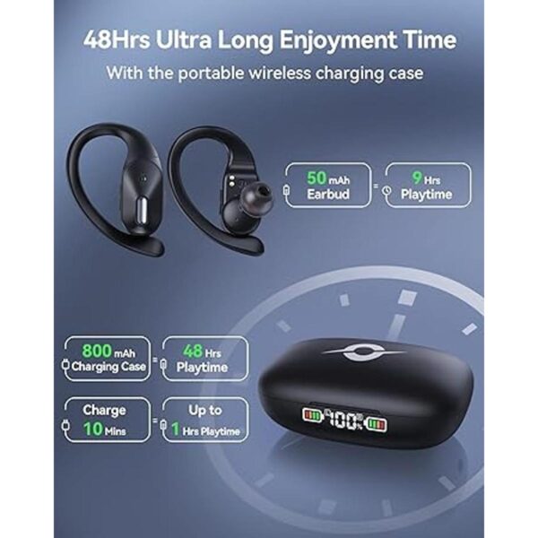 Auriculares Bluetooth inalámbricos con estuche de carga_4