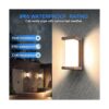 Aplique de pared para exteriores de 18 W 3000 K 1800 lm_2