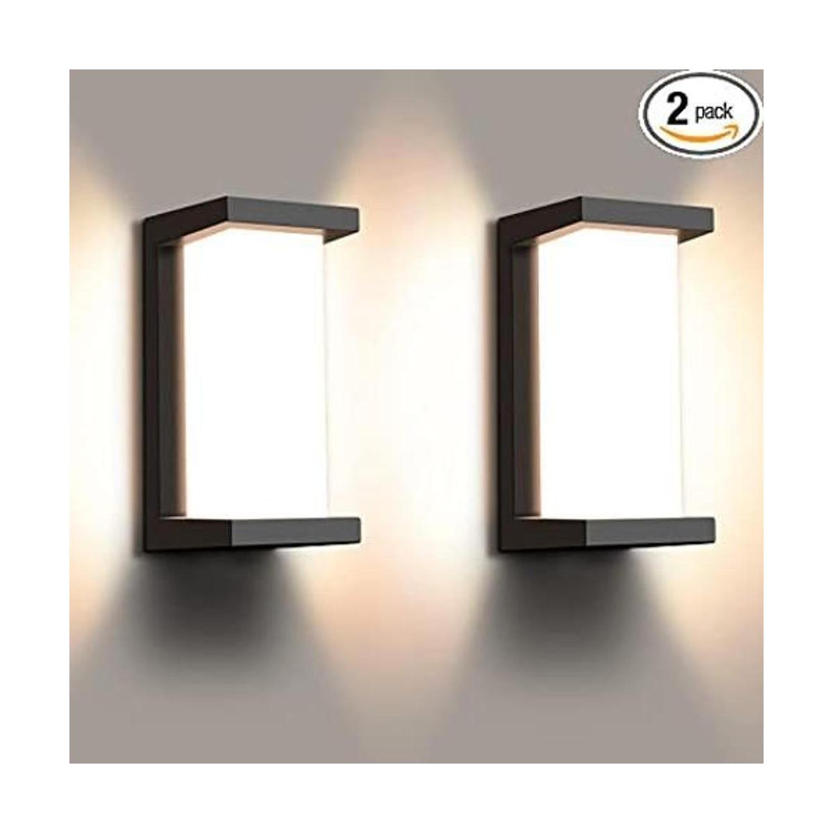 Aplique de pared para exteriores de 18 W 3000 K 1800 lm