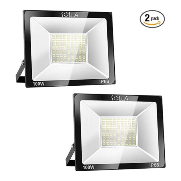 SOLLA Paquete de 2 luces LED de 100 W IP66 impermeable_1