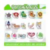 NICEVINYL Parches termoadhesivos para la ropa 100 piezas_5