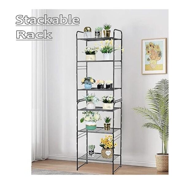 GEORIS 3Tier Heavy Duty Wire Shelving Unit Storage Rack_4