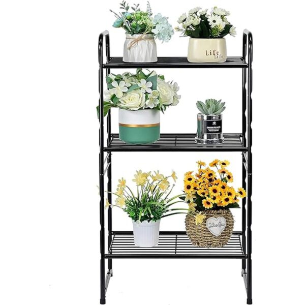 GEORIS 3Tier Heavy Duty Wire Shelving Unit Storage Rack_2