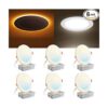 Amico Paquete de 6 luces LED empotrables de 5 CCT de 6_1