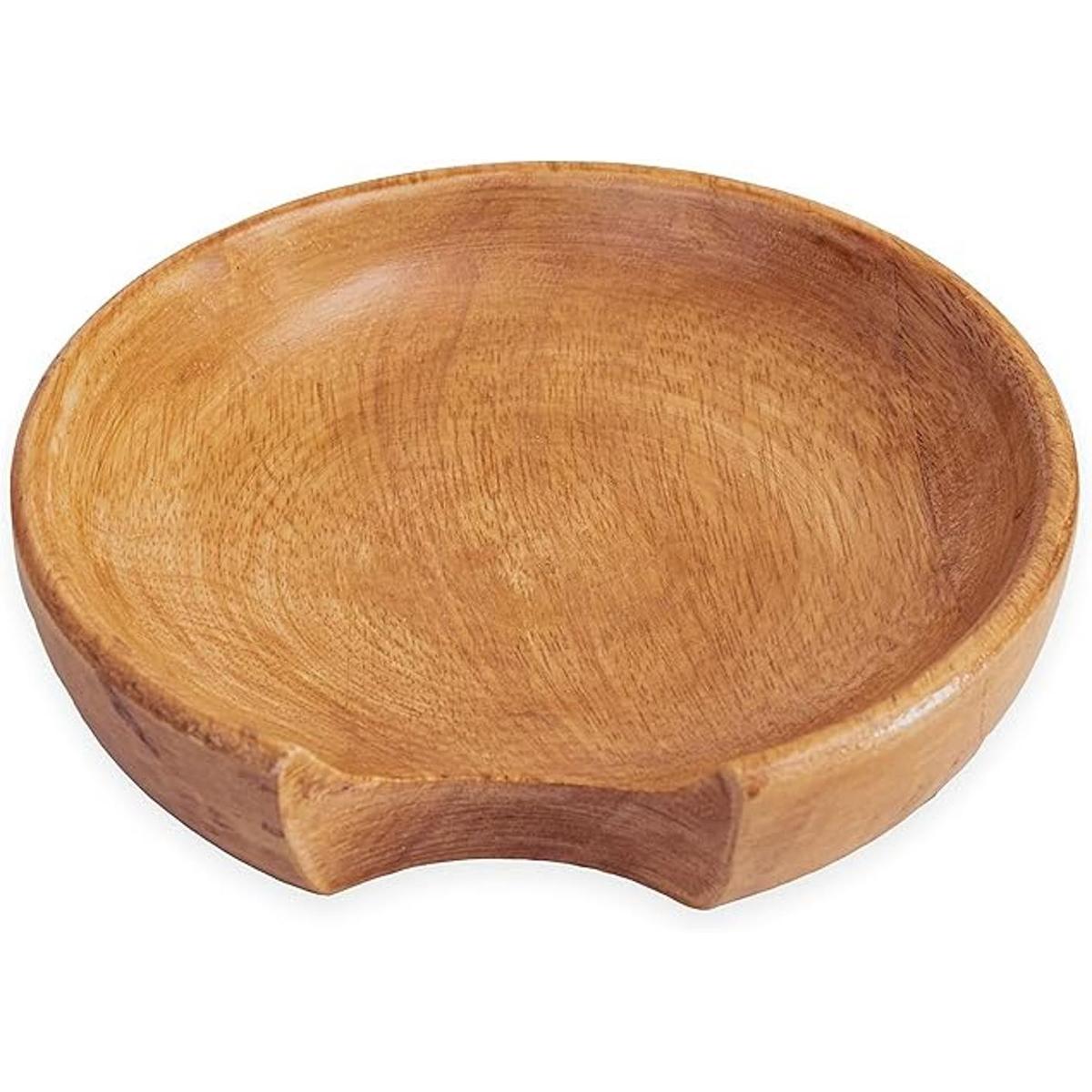 Folkulture Soporte de cuchara de madera de acacia para