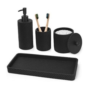 Bathroom Accessories Set 4PcsLotion Soap