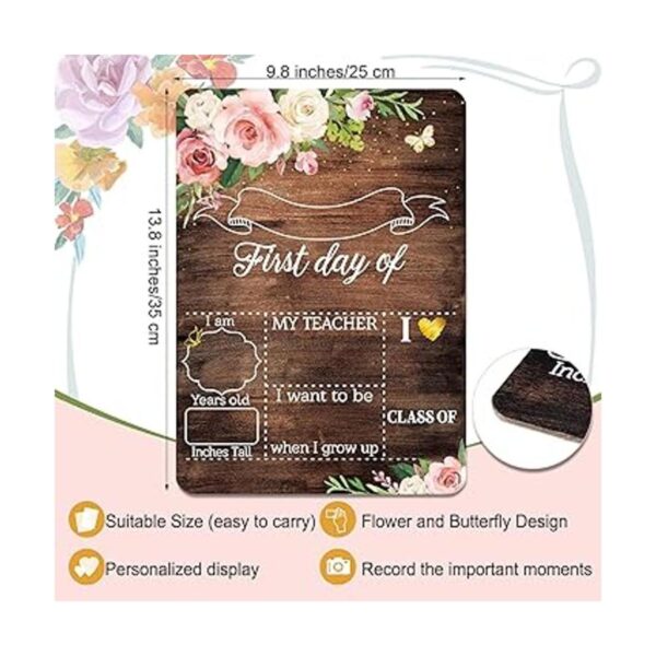 Tablero floral para el primer día y el último día de_2