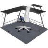 QQpony Tapete para silla de oficina de 16 pulgadas de_1