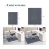 QQpony Tapete para silla de oficina de 16 pulgadas de_2