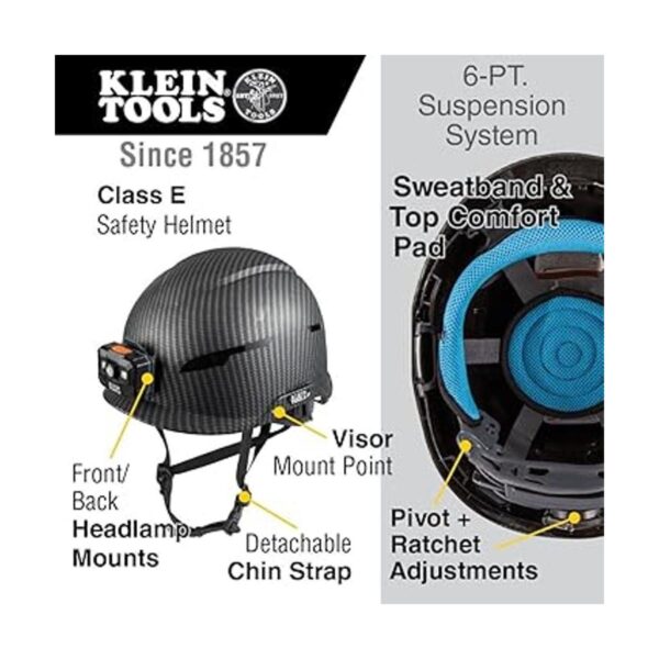 Klein Tools 60515 Casco de seguridad clase E no