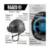 Klein Tools 60517 Casco de seguridad ventilado clase C