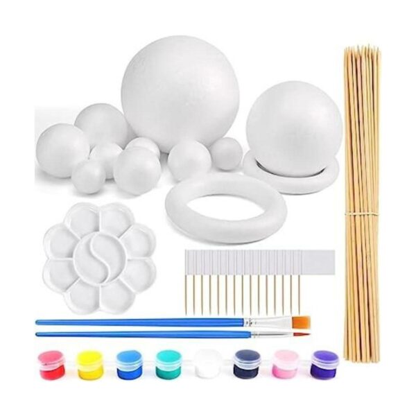 El kit de bolas de espuma de modelo de sistema solar de 48