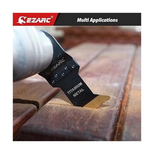 EZARC Cuchillas oscilantes multiherramienta de titanio 6