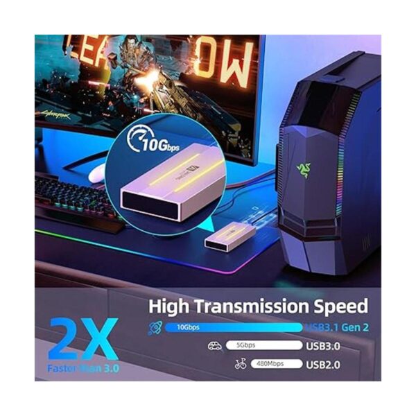SANZANG M.2 NVME SSD gabinete para juegos USB 3.1 Gen 2_3