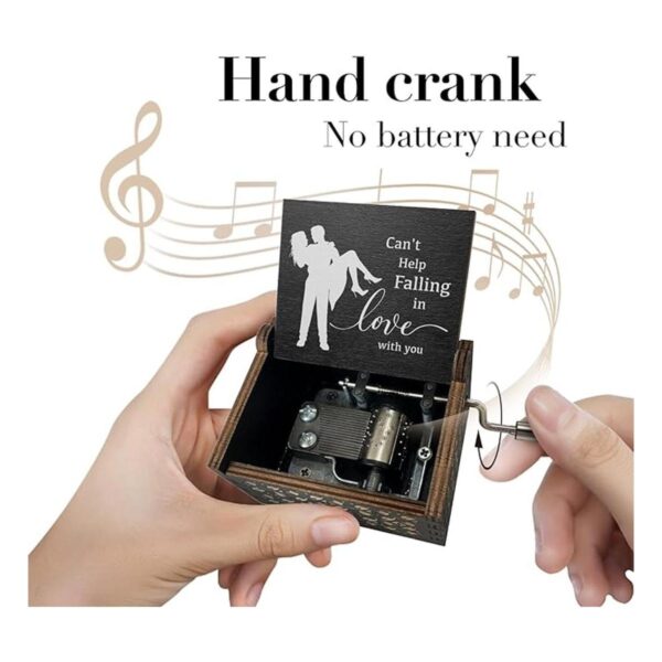Hcaredee Caja de música Cant Help Falling in Love para_2