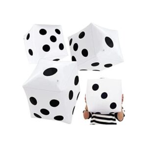 Paquete de 3 dados inflables gigantes de 13 pulgadas_1