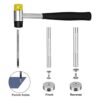 TLKKUE 480 Set Leather Rivets Kit 4 Colors Double Cap_3