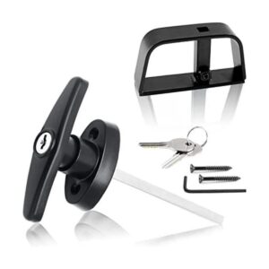Luomorgo Kit de cerradura de puerta con mango en T de 512