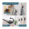 Lomuke Ganchos para toallas para baño montaje en pared_4
